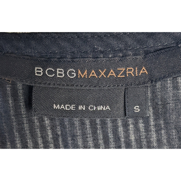 BCBG Maxazria Sleeveless Ruffled Sheer Top - Picture 3 of 3